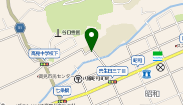 八幡東幼稚園の地図画像