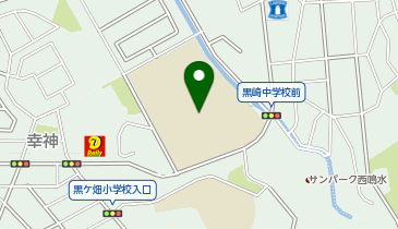 黒崎中学校の地図画像