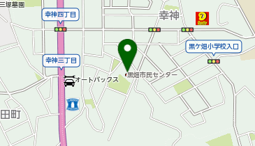 黒畑市民センターの地図画像
