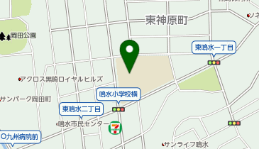 鳴水小学校の地図画像