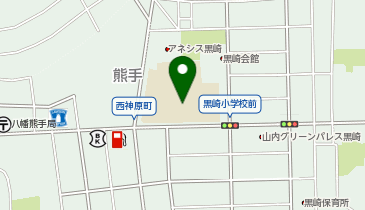 黒崎中央小学校の地図画像