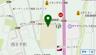 熊西小学校の地図画像