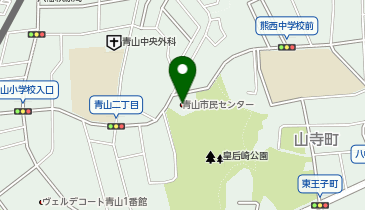 青山市民センターの地図画像