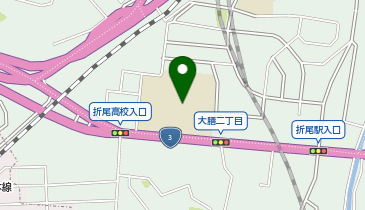 折尾西小学校の地図画像