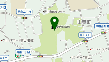 皇后崎公園の地図画像