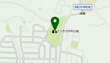 さつき台中央公園の地図画像