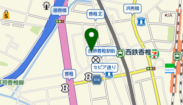 福岡市香椎公民館の地図画像