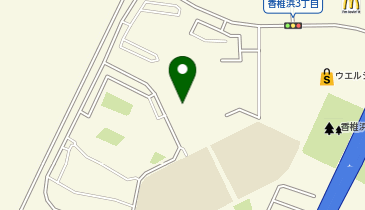 福岡市香椎浜公民館の地図画像