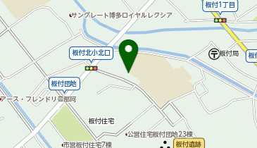 福岡市板付北公民館の地図画像