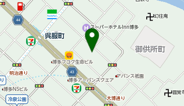 福岡市御供所公民館の地図画像