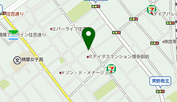福岡市住吉公民館の地図画像