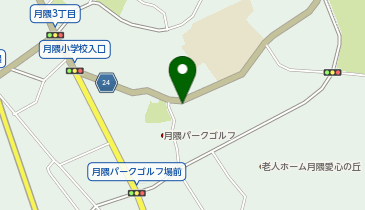 福岡市月隈公民館の地図画像