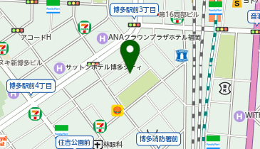 福岡市東住吉公民館の地図画像