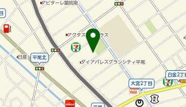 福岡市高宮公民館の地図画像