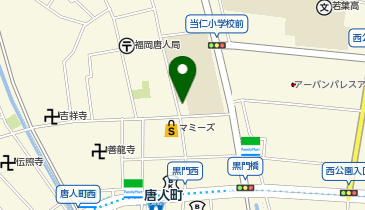 福岡市当仁公民館の地図画像