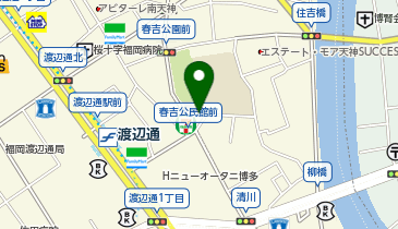 福岡市春吉公民館の地図画像