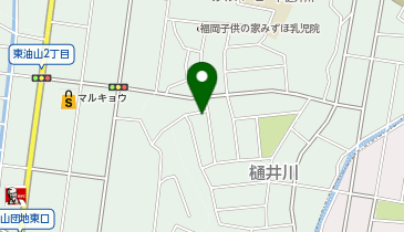 福岡市堤公民館の地図画像
