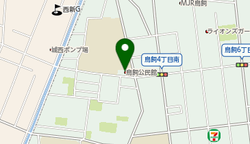 福岡市鳥飼公民館の地図画像