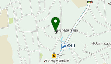 福岡市立城南体育館の地図画像