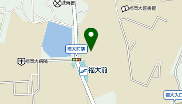 福岡大学グラウンドの地図画像