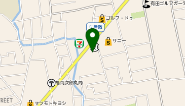 福岡市有田公民館の地図画像