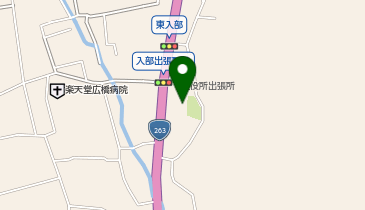 福岡市入部公民館の地図画像