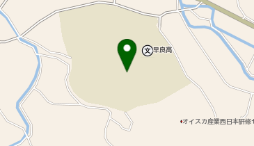 早良高等学校体育館の地図画像