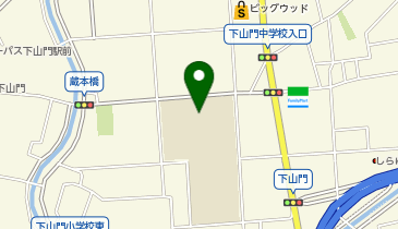 福岡市立下山門中学校の地図画像