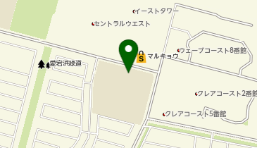 福岡市立姪浜中学校の地図画像