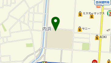 福岡市立内浜中学校 グラウンドの地図画像