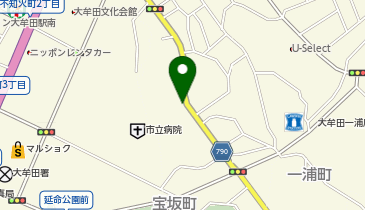 中央地区公民館の地図画像