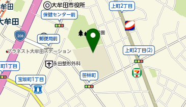 大牟田中央小学校の地図画像