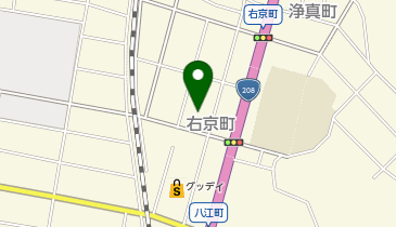 右京町市営住宅の地図画像