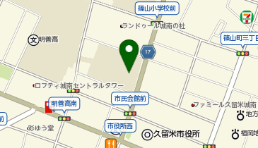 城南中学校の地図画像