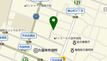 篠山コミュニティセンターの地図画像