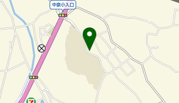 中泉小学校(屋内運動場)の地図画像
