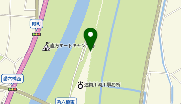 遠賀川水辺館の地図画像