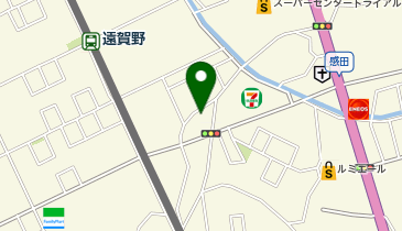 感田第一集会場の地図画像