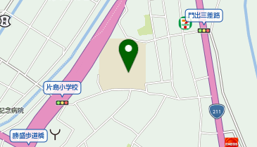 片島小学校の地図画像