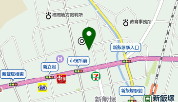 飯塚市役所の地図画像