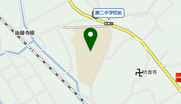 飯塚第二中学校の地図画像