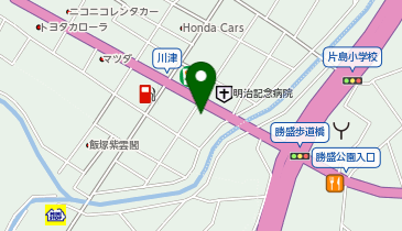 クラブハウス川津支店の地図画像