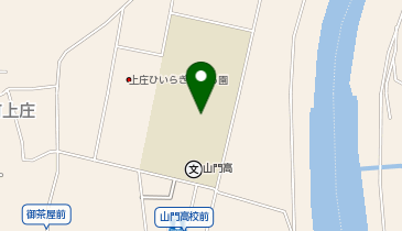 山門高等学校(体育館)の地図画像