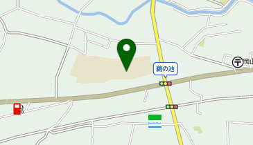 岡山小学校屋内運動場の地図画像