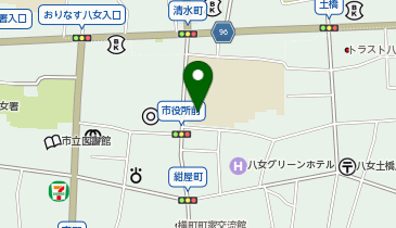 福島小学校屋内運動場の地図画像