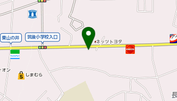 福岡県トラック協会 筑後緊急物資輸送センターの地図画像