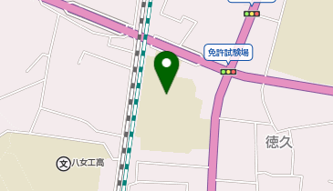 羽犬塚小学校体育館の地図画像