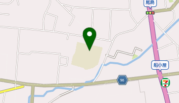 水洗小学校体育館の地図画像