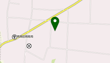 馬間田公民館の地図画像