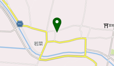 若菜公民館の地図画像